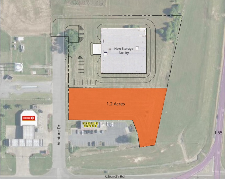 0 Venture Dr, Southaven, MS à vendre - Plan de site - Image 2 de 2