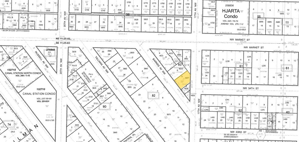 5410-5420 Barnes Ave NW, Seattle, WA à louer - Plan cadastral - Image 2 de 2