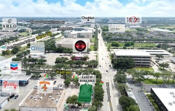 10454 Richmond Ave, Houston, TX - AERIAL  map view