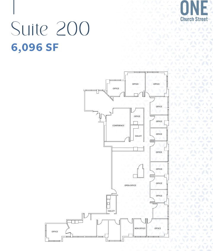1 Church St, Rockville, MD à louer Plan d’étage- Image 1 de 1