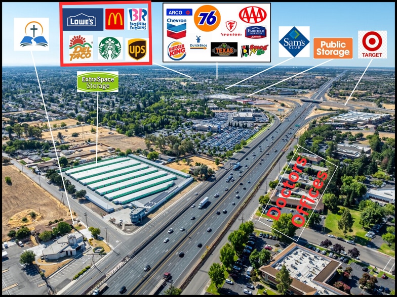 8099 E Stockton Blvd, Sacramento, CA for sale - Aerial - Image 3 of 14