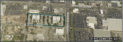 2501 Cherry Ave, Signal Hill, CA - aerial  map view