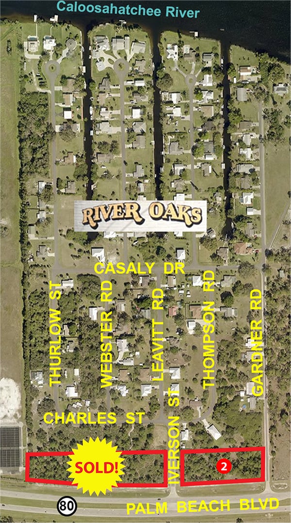 2480 Gardner Rd., Alva, FL for sale Aerial- Image 1 of 3