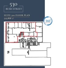 530 Bush St, San Francisco, CA à louer Plan d’étage- Image 1 de 1