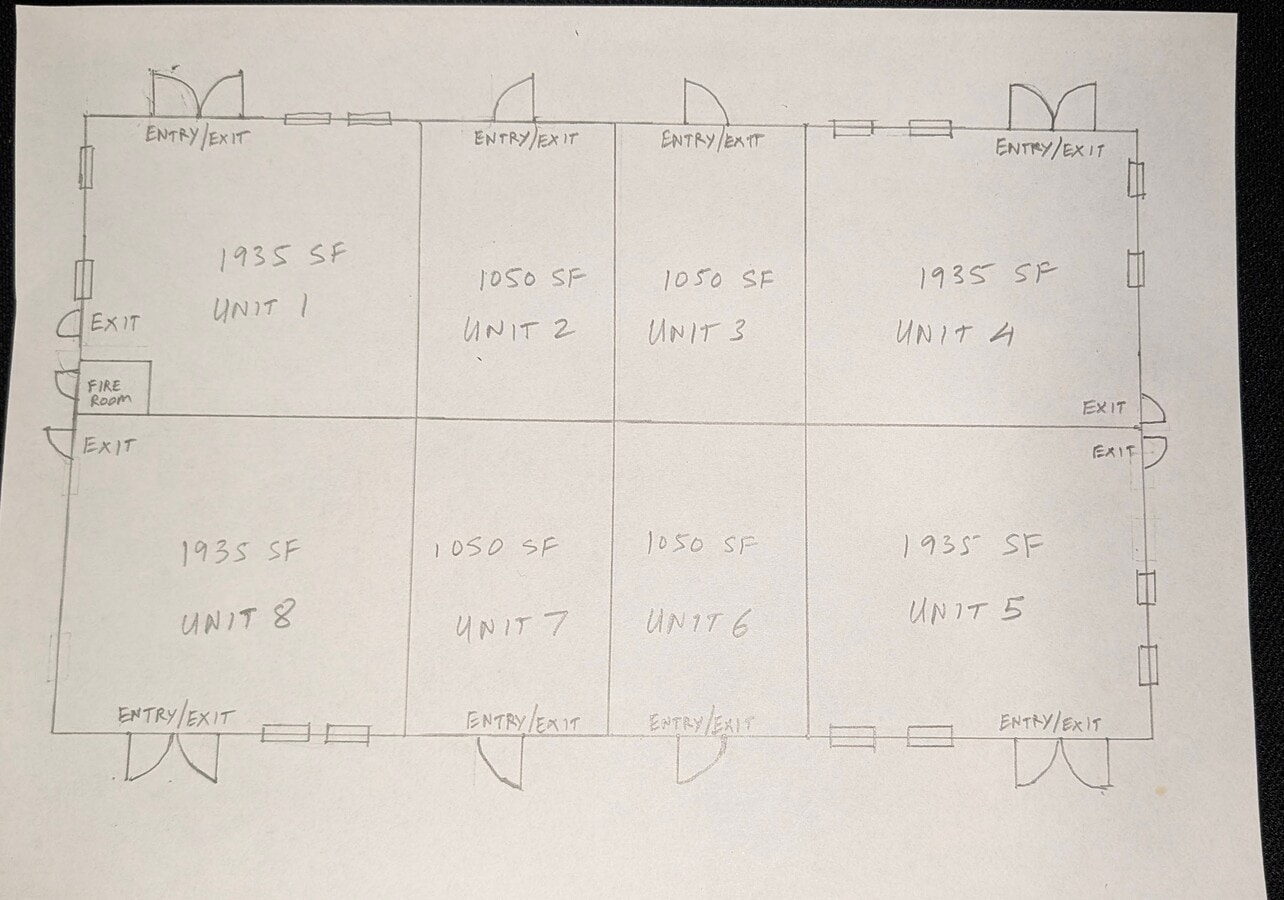 5433 Basswood Blvd, Fort Worth, TX 76137 - Unité 1 - - Plan d’étage - Image 1 of 1