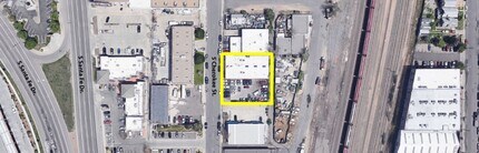 1438 S Cherokee St, Denver, CO - Aerial  map view