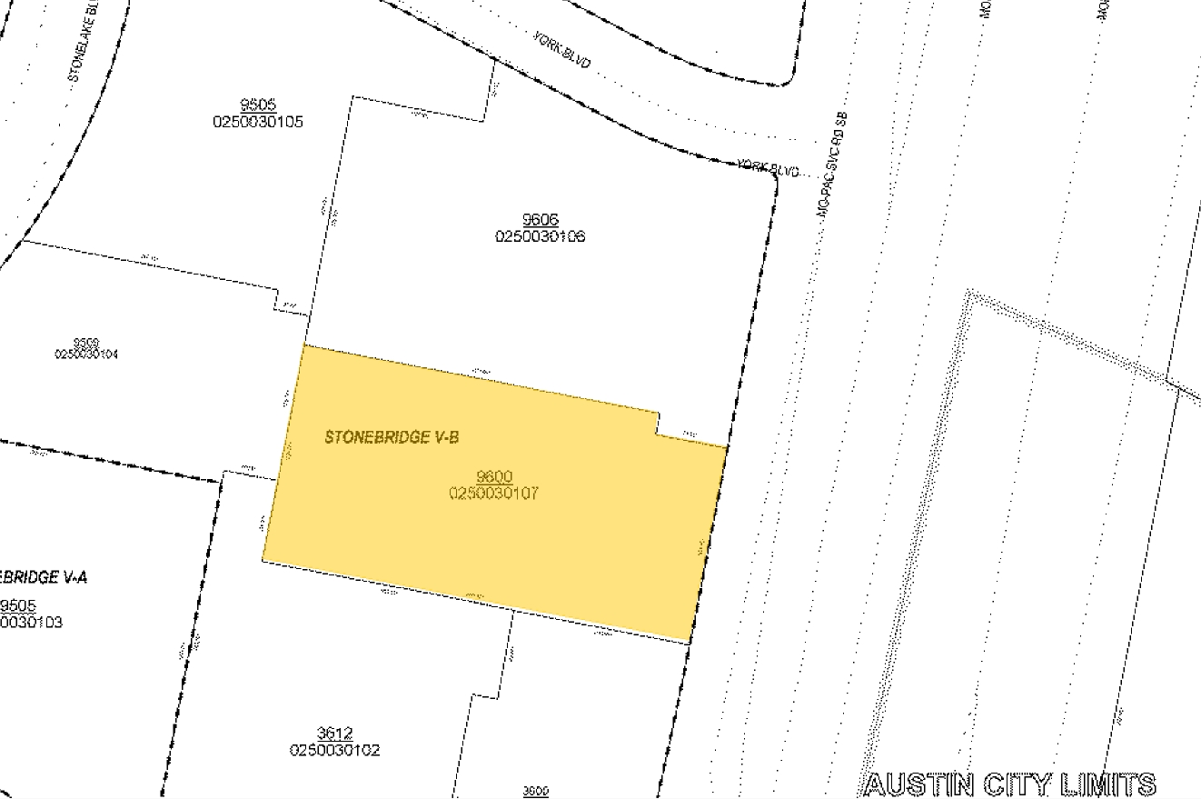 9600 N Mopac Expy, Austin, TX à vendre Plan cadastral- Image 1 de 1