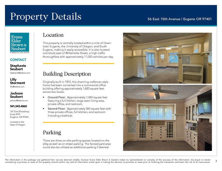 56 E 15th Ave, Eugene, OR à vendre - Photo du bâtiment - Image 3 de 6