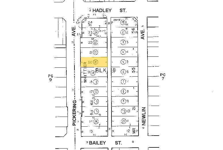 6520 Pickering Ave, Whittier, CA à vendre - Plan cadastral - Image 3 de 47