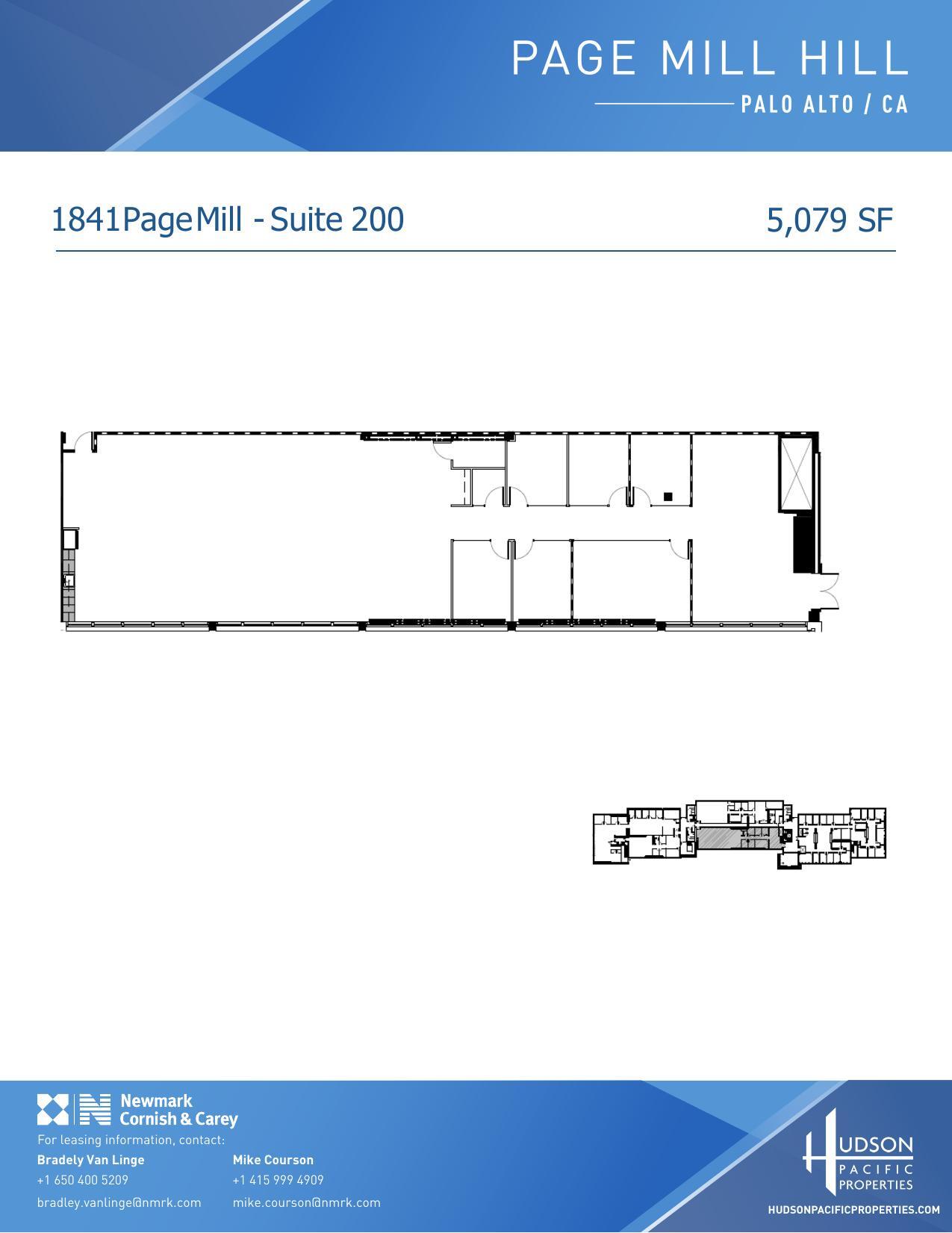1801 Page Mill Rd, Palo Alto, CA à louer Plan d’étage- Image 1 de 1