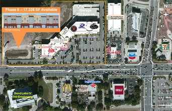 7335-7339 W Sand Lake Rd, Orlando, FL - Aerial  map view - Image1