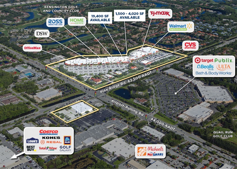 5010-5066 Airport Pulling Rd N, Naples, FL for lease - Aerial - Image 2 of 4