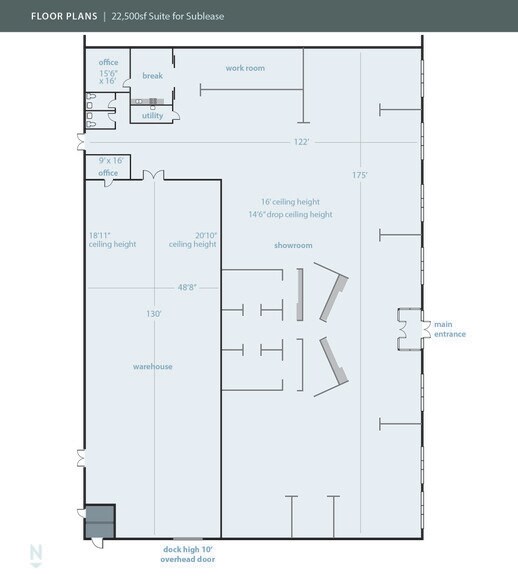 4525 Milwaukee Ave, Lubbock, TX for lease - Floor Plan - Image 2 of 4