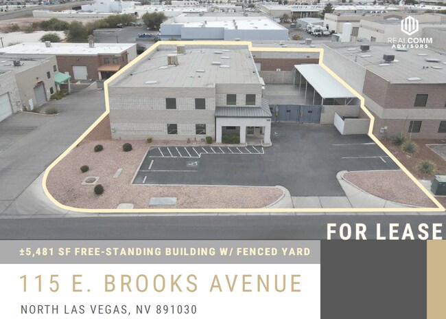 Plus de détails pour 115 E Brooks Ave, North Las Vegas, NV - Industriel à louer