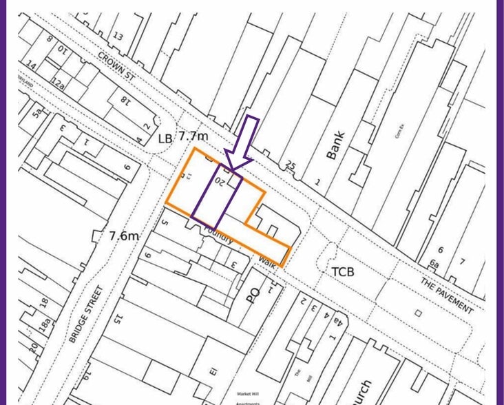20-22 Crown St, St Ives for lease - Plat Map - Image 2 of 2