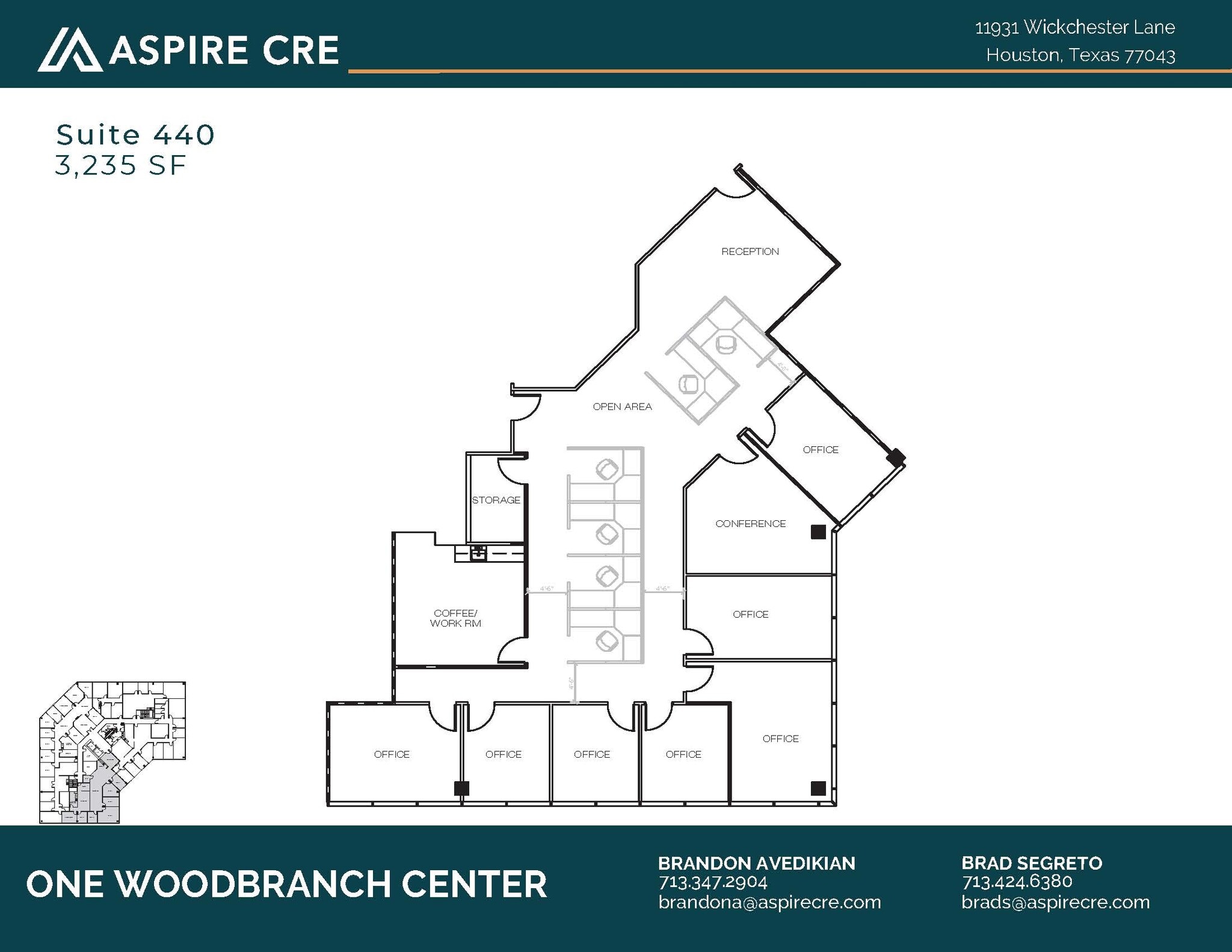 11931 Wickchester Ln, Houston, TX à louer Plan d’étage- Image 1 de 1