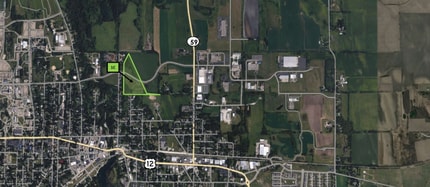 Whitewater City Lots, Whitewater, WI - AERIAL  map view - Image1