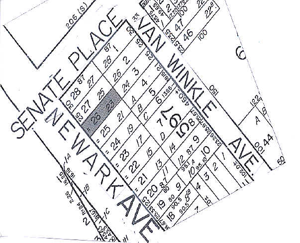 862-864 Newark Ave, Jersey City, NJ à louer - Plan cadastral - Image 2 de 5