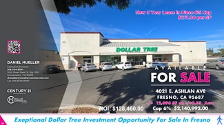 Plus de détails pour 4021 E Ashlan Ave, Fresno, CA - Commerce de détail à vendre