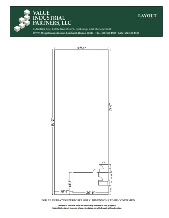 5310-5352 S East Ave, Countryside, IL for lease Floor Plan- Image 1 of 1
