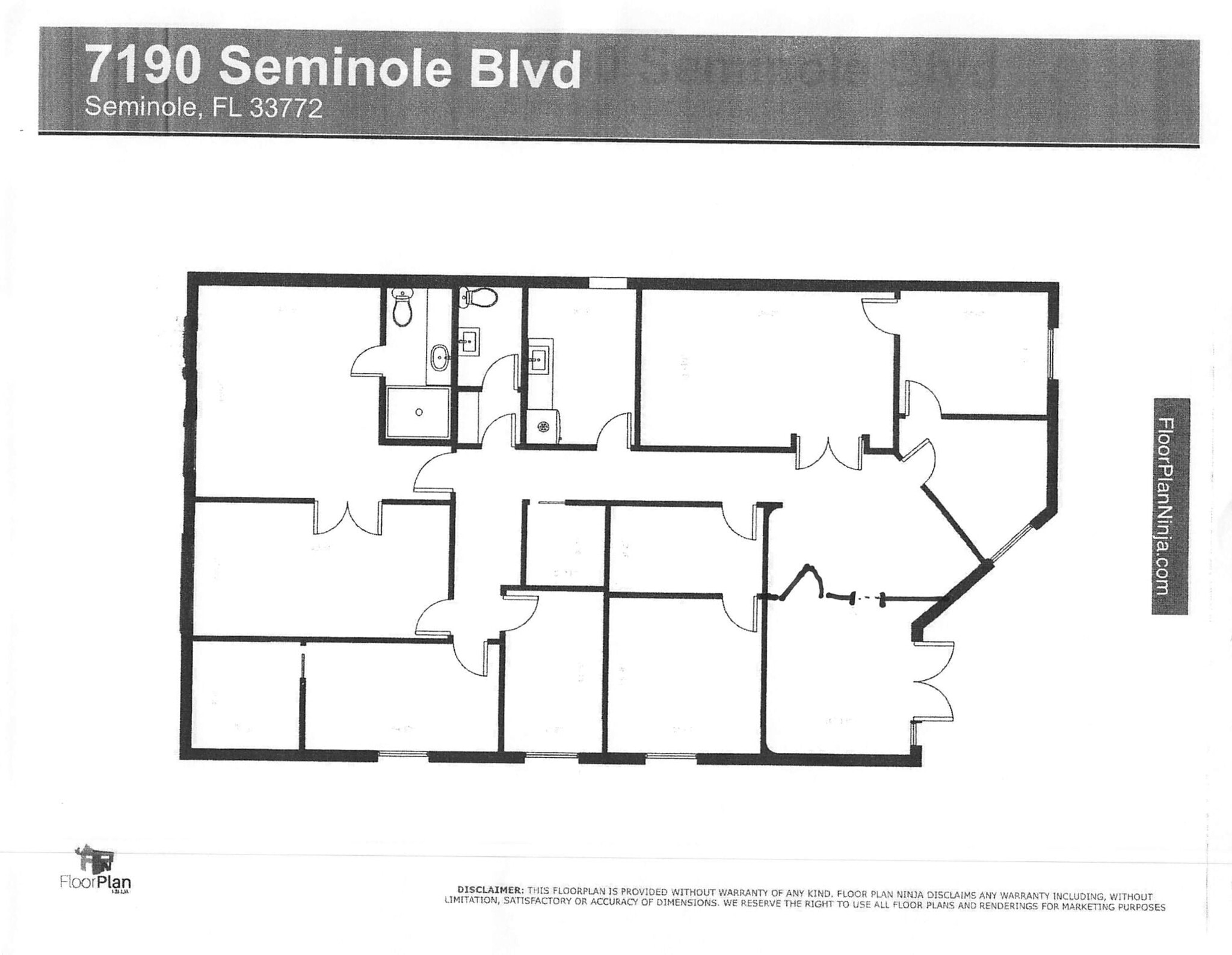 7120-7190 Seminole Blvd, Seminole, FL for lease Site Plan- Image 1 of 1