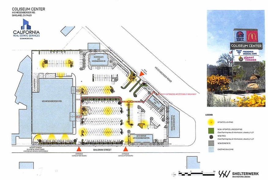 610-646 Hegenberger Rd, Oakland, CA à vendre - Plan de site - Image 1 de 1