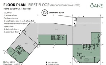 11245 W Bernardo Ct, San Diego, CA for lease Floor Plan- Image 1 of 2