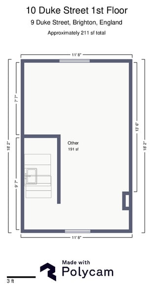 10 Duke St, Brighton à louer - Plan d’étage - Image 2 de 10