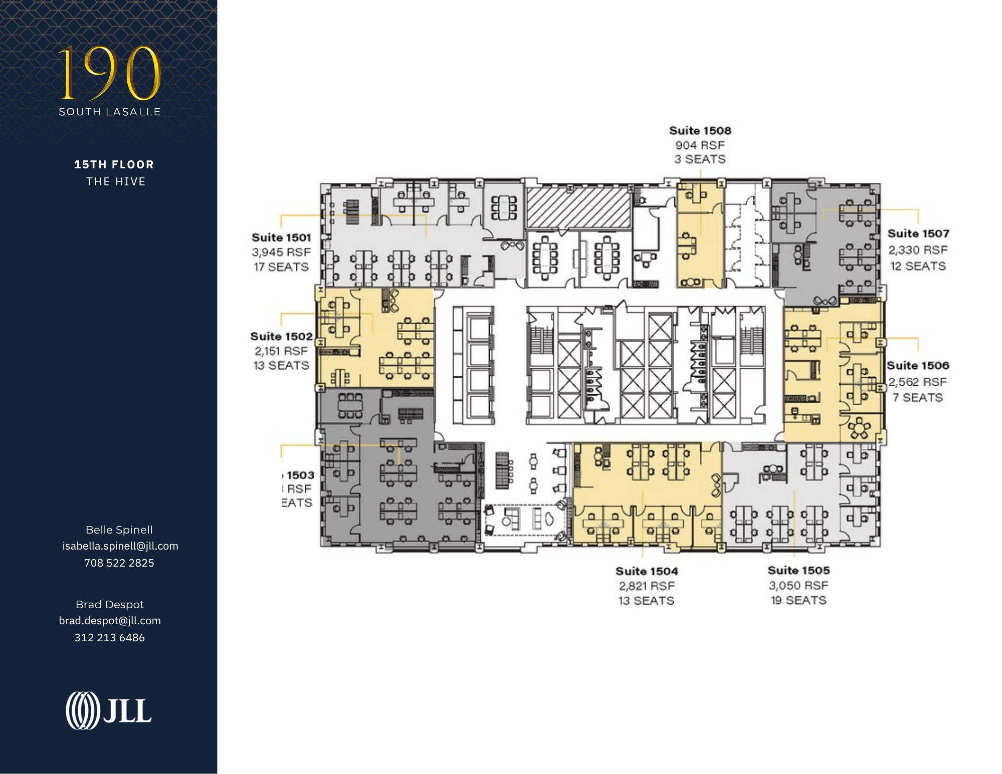 190 S La Salle St, Chicago, IL for lease Floor Plan- Image 1 of 1