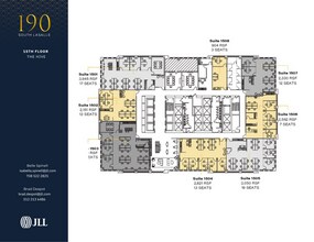 190 S La Salle St, Chicago, IL for lease Floor Plan- Image 1 of 1