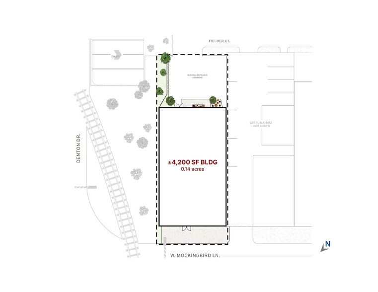 2728 Mockingbird Ln, Dallas, TX à louer - Plan de site - Image 1 de 7