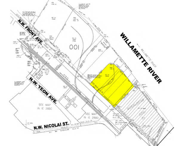 2800 NW Front Ave, Portland, OR à louer - Plan cadastral - Image 2 de 2