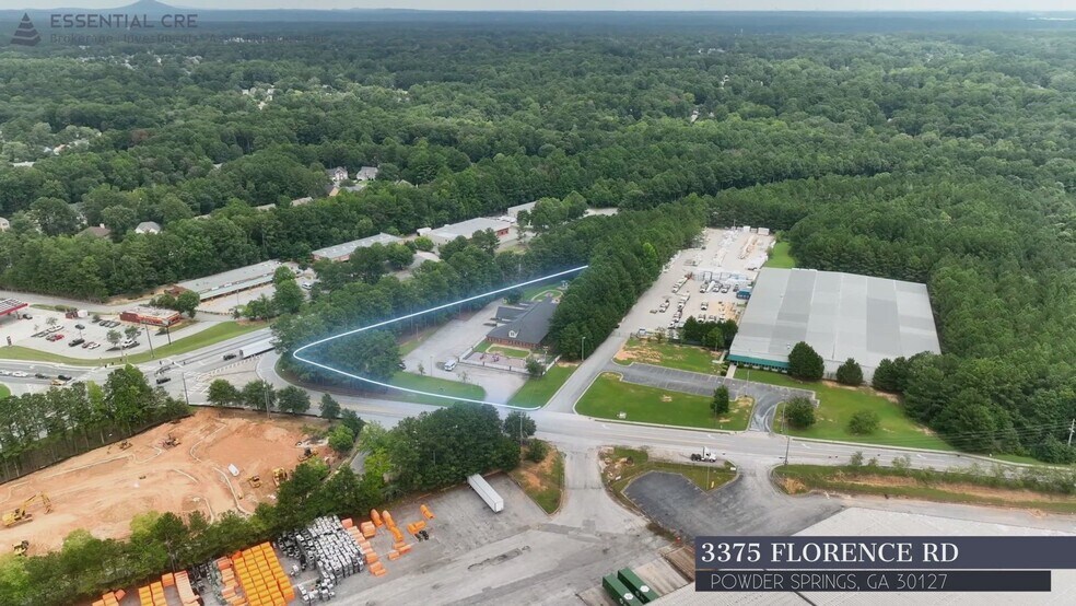 3375 Florence Rd, Powder Springs, GA à vendre - Vidéo sur l’inscription commerciale - Image 2 de 6