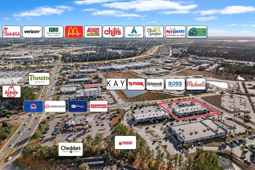 110 Towne Center Blvd, Pooler, GA à louer - Photo du bâtiment - Image 2 de 25