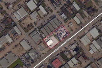 1303 College Ave, South Houston, TX - AÉRIEN  Vue de la carte