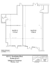 601-641 E Southlake Blvd, Southlake, TX à louer Plan de site- Image 1 de 3