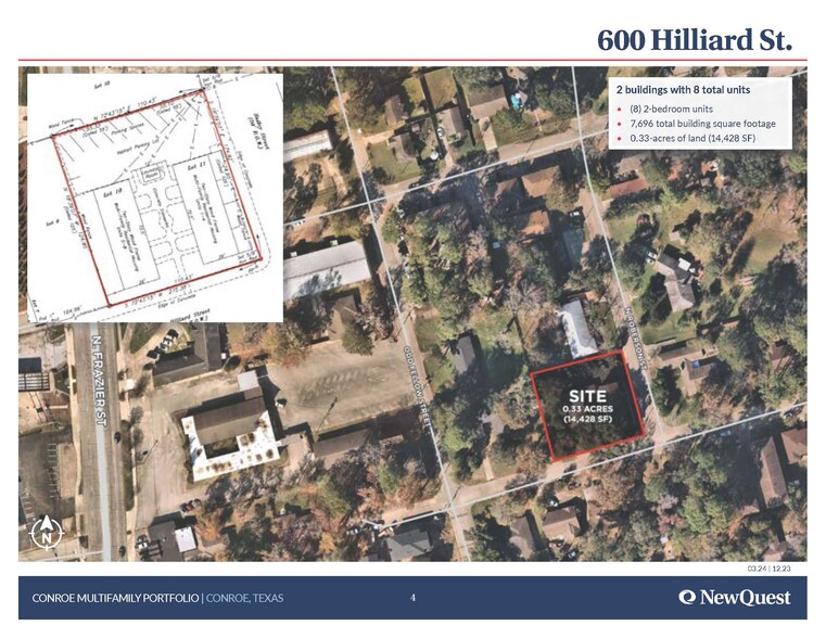 Conroe Multifamily Portfolio portfolio of 4 properties for sale on LoopNet.ca - Site Plan - Image 3 of 6