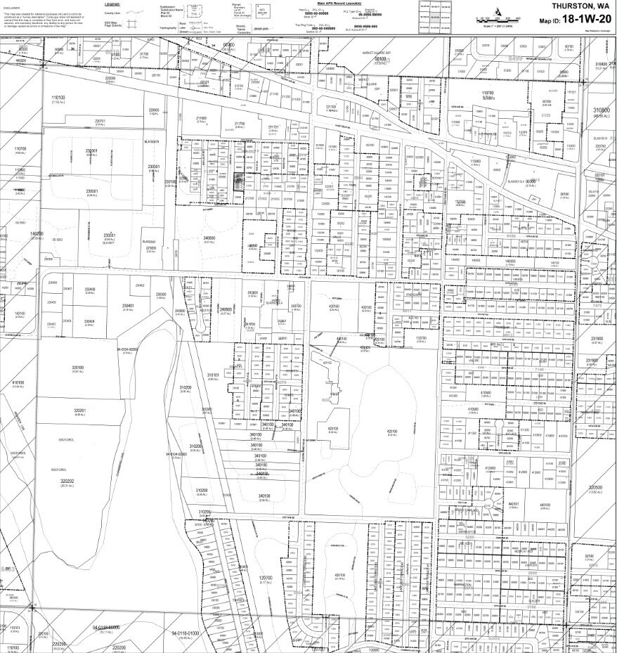 4450 10th Ave SE, Lacey, WA à louer Plan cadastral- Image 1 de 2