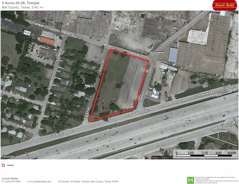 2500 S General Bruce Dr, Temple, TX à vendre - Aérien - Image 1 de 2