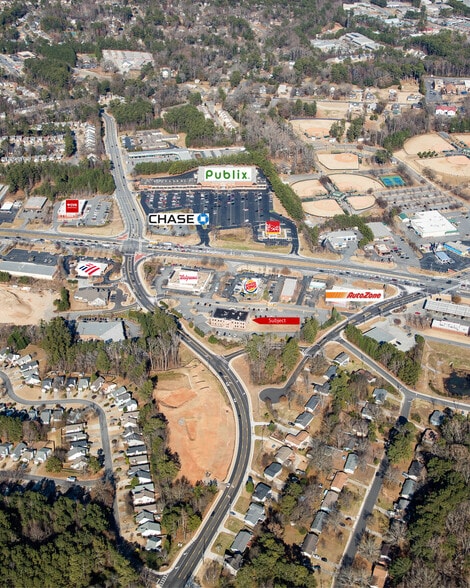 6110 Pine Mountain Rd, Kennesaw, GA for lease - Aerial - Image 3 of 12