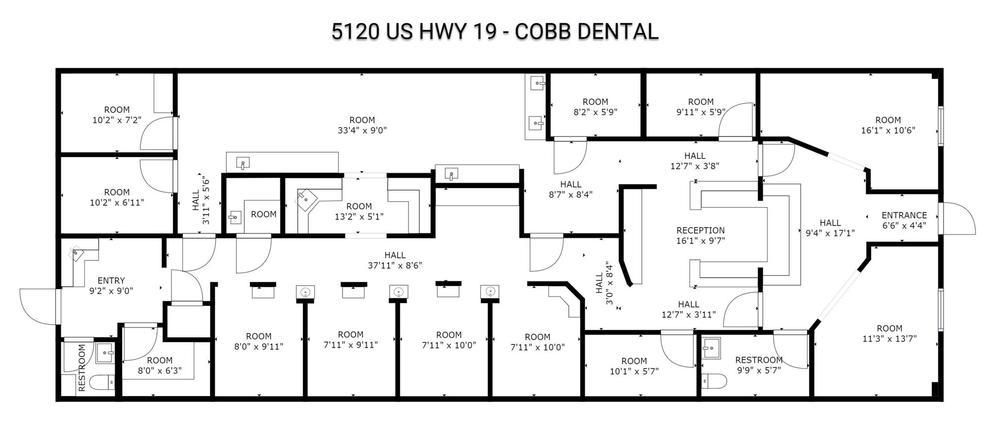 5114-5134 Us Highway 19, New Port Richey, FL à louer Plan de site- Image 1 de 1