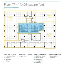 840 7th Ave SW, Calgary, AB à louer Plan d’étage- Image 1 de 1