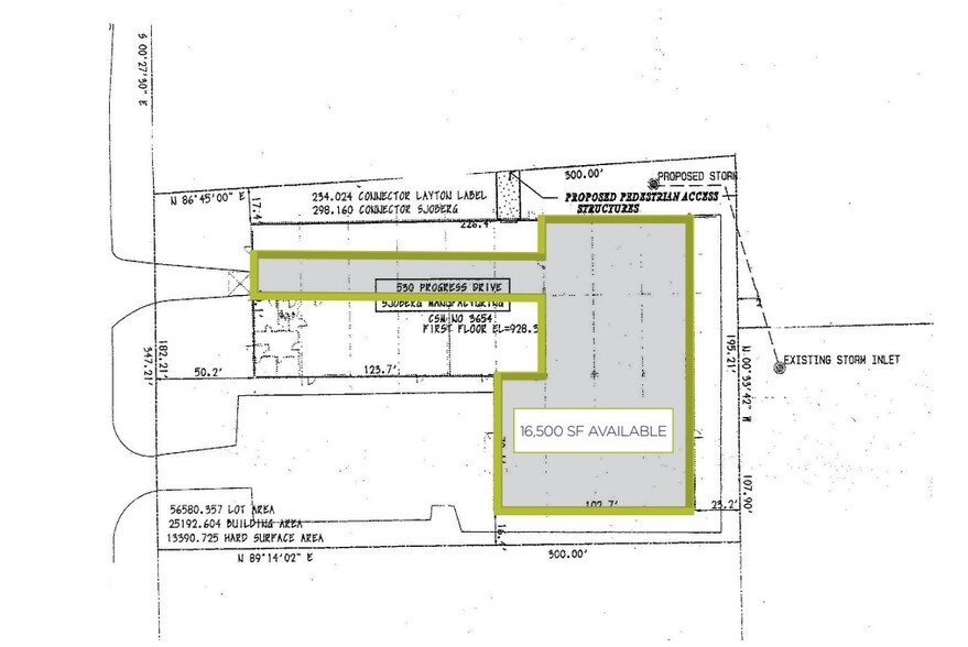 530 Progress Dr, Hartland, WI for lease - Floor Plan - Image 1 of 1