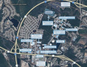 9049 Industrial Blvd NE, Leland, NC - AERIAL  map view