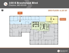 100 S Brentwood Blvd, Clayton, MO for lease Floor Plan- Image 1 of 1