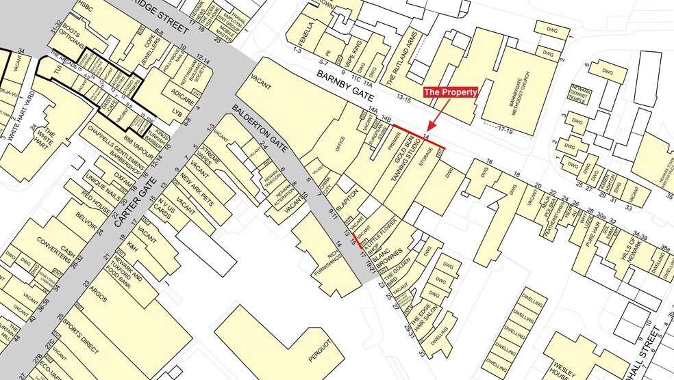 Unit 1, 2, 3 Barnby & 15 Balderton Gate portefeuille de 2 propriétés à vendre sur LoopNet.ca - Plan cadastral - Image 2 de 3