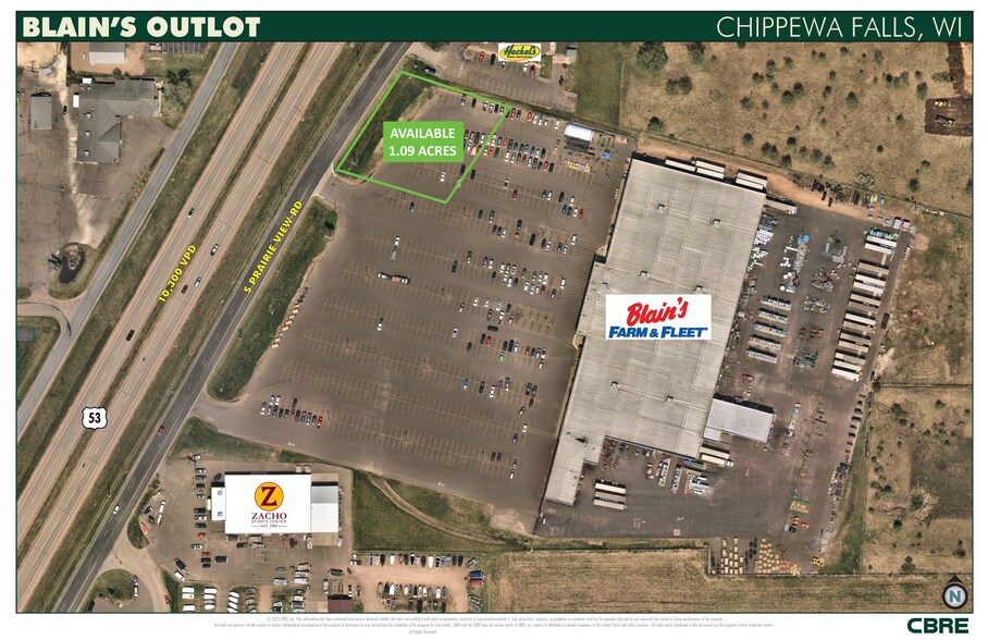 2583 Prairie View Rd, Chippewa Falls, WI à vendre - Photo principale - Image 1 de 1