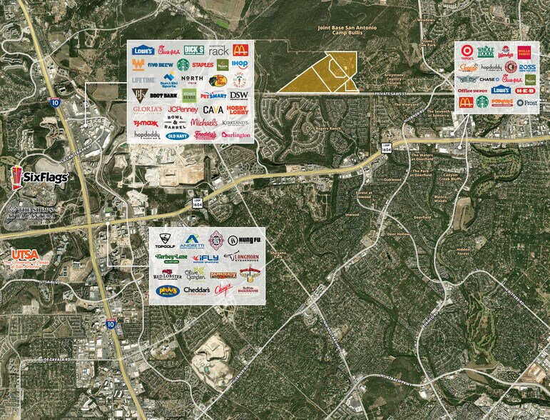 19001 Huebner Rd, San Antonio, TX à vendre - Aérien - Image 2 de 4