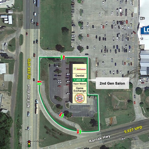 900 E End Blvd N, Marshall, TX à louer - Photo du bâtiment - Image 3 de 4