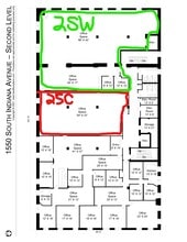 1550 S Indiana Ave, Chicago, IL à louer Plan d’étage- Image 2 de 7